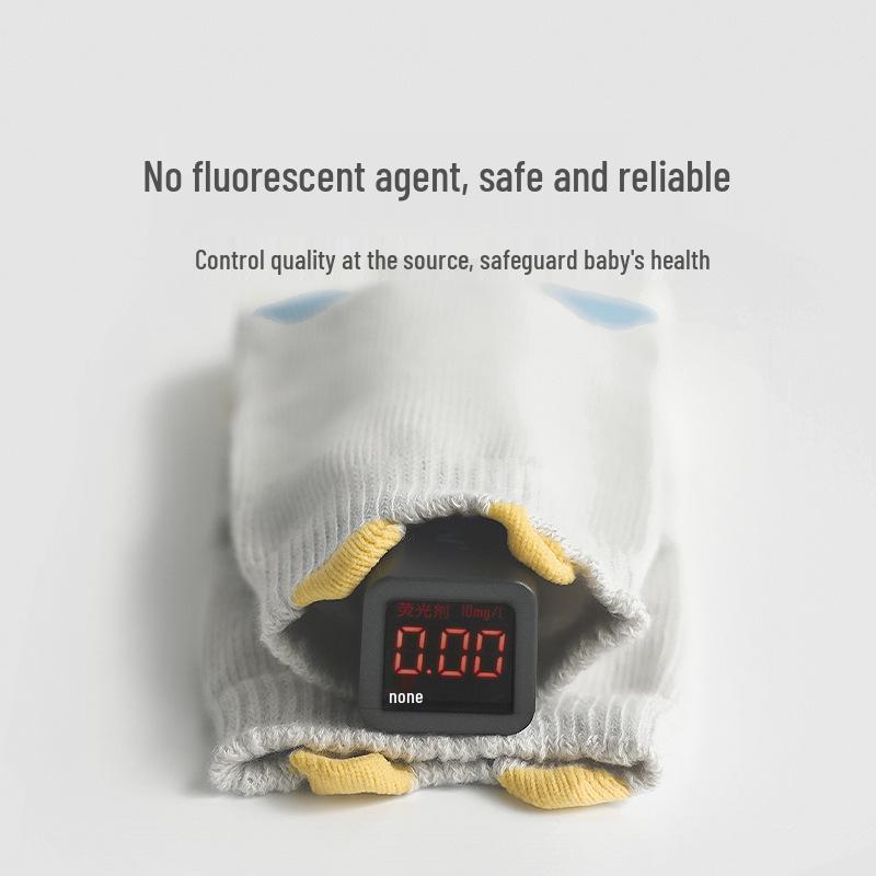 Cartoon Cotton Non-Slip Mid-Calf Baby Socks - Spring/Autumn