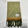 Autumn and winter new high-end scarf men's and women's niche simple shawl thickened warm versatile scarf