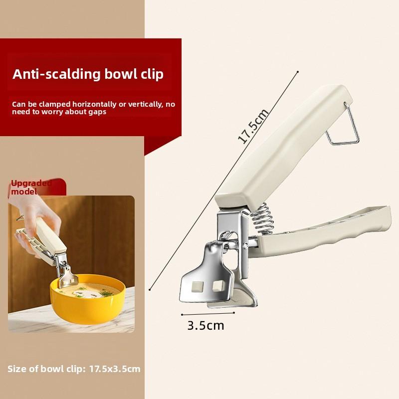 Küchenschüsselgreifer mit hitzebeständigem Anti-Verbrennungsgriff