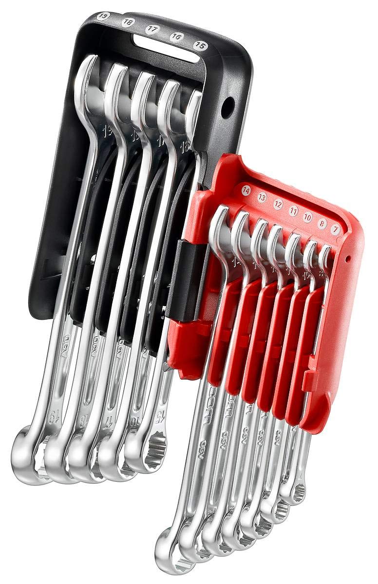 

FACOM 440.JP12A Набор из 12 метрических комбинированных трещоточных ключей в переносном кейсе, серебристый