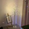 LED Birch Tree Light - Copper Wire Christmas and Landscape Decoration.