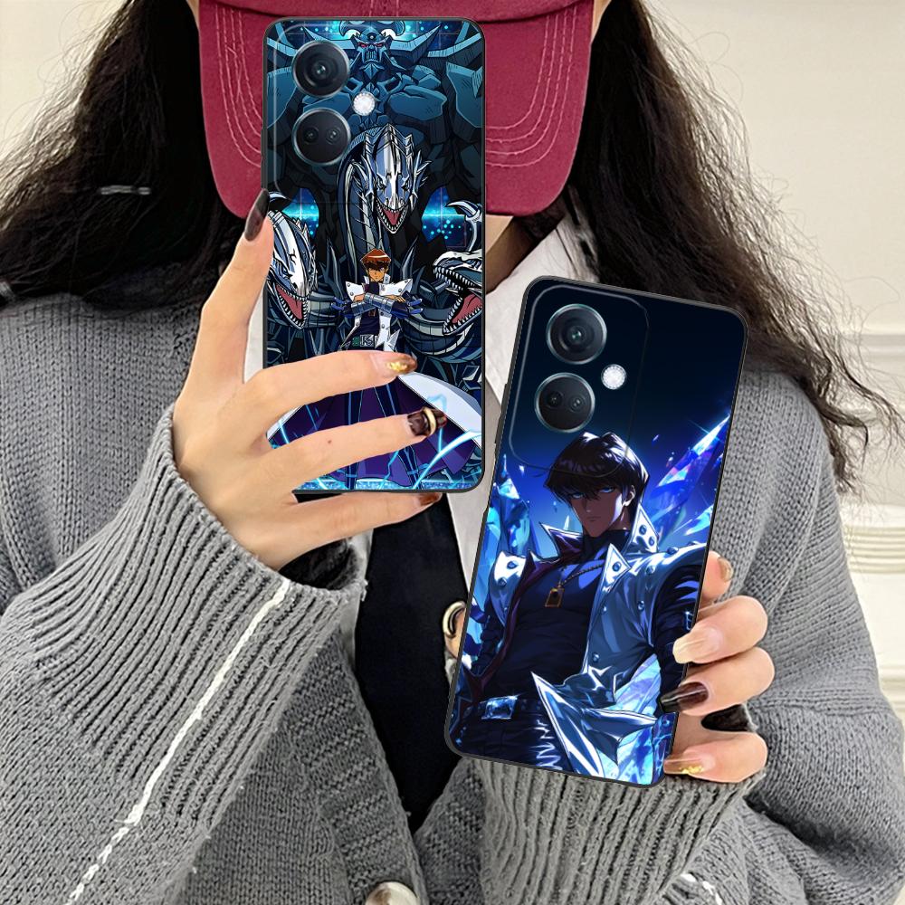Yugioh Seto Kaiba Phone Case for OPPO Reno 14 13 12 11 10 9 8 7 6 5 F T Pro 5G Soft TPU Shockproof Cover