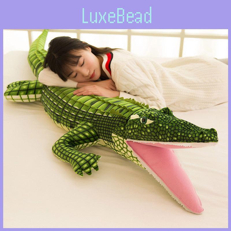 Green Alligator Plush Toy Kids Crocodile Cartoon Simulation Children Gift Pillow