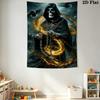 Dark Fantasy Reaper Tapestry Tapestry Wallmounted Fashion Print Soft Wall Decoration Wall Covering Decoration