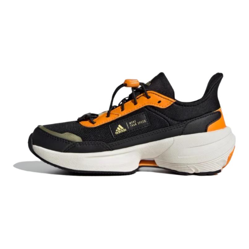 Adidas Mts Comfortable Versatile Casual Non-Slip Wear-Resistant Low-Top Kids Running Shoes Kids Running Shoes Black Yellow JQ2989