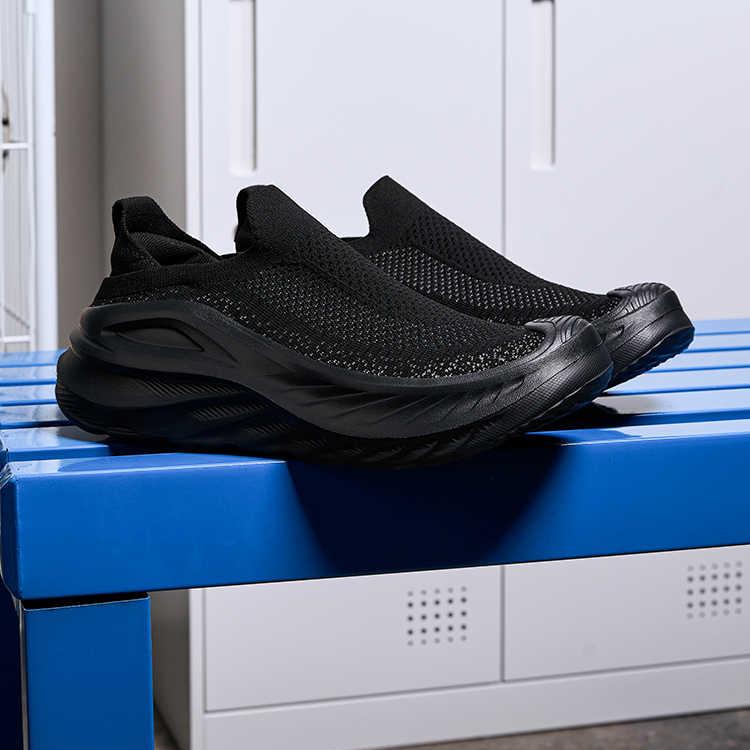 Anta Wygodne Wszechstronne Modne Antypoślizgowe Odporne na Ścieranie Niskie Buty Codzienne Męskie sneakersy Czarne 112528865-3