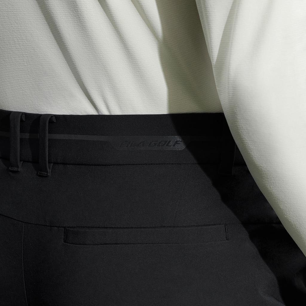 New FILA Knitted Sweatpants Men's Jet Black A11M335806F-BK