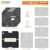 AMAOE BGA Stencil Kit for iPhone X-15 Series Middle Layer of Motherboard Directly Heating Square Holes Tin Planting Platform