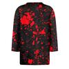 Women's Fashion Casual Three-quarter Sleeve Halloween Printed Round Neck Top