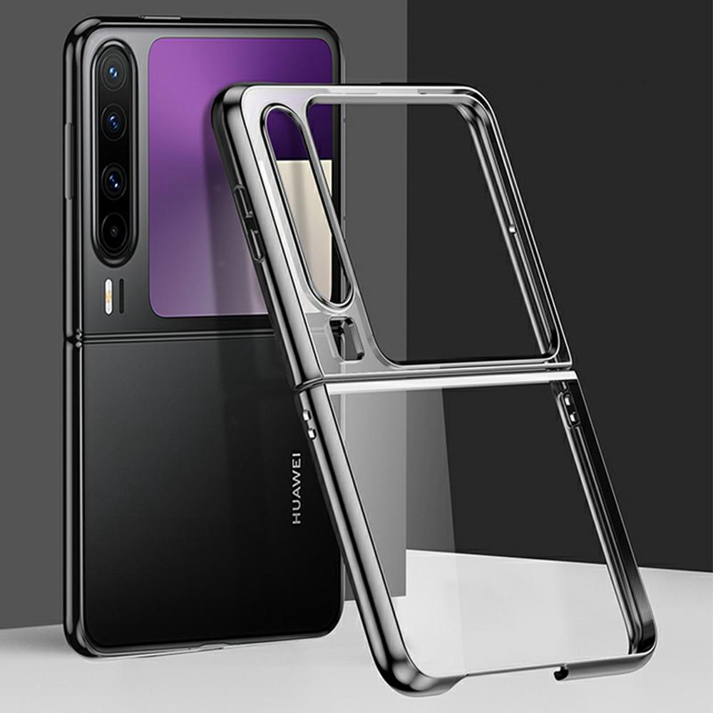 For Huawei Pura X Case Electroplating Transparent PC Phone Cover