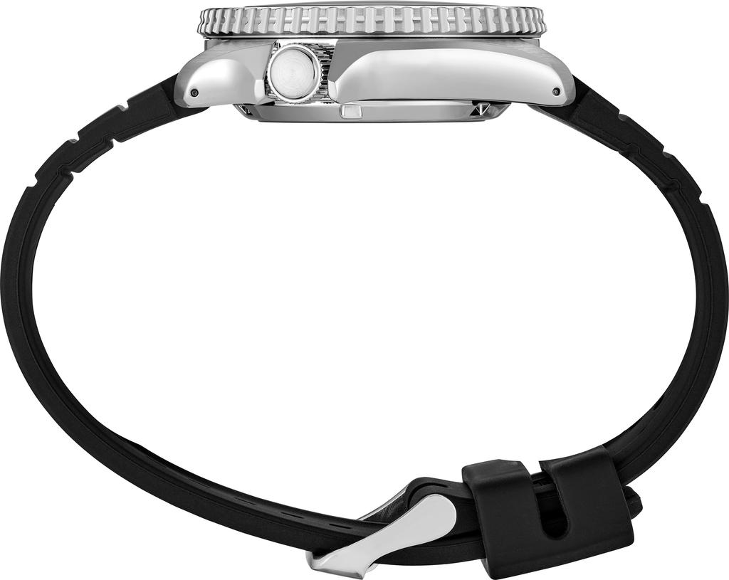 Seiko Zegarek automatyczny 5 Sports z kopertą ze stali nierdzewnej i luminescencyjnymi wskazówkami Stylowy czarny Seiko 5 Sports Męski - Zegarek, Pomarańczowy,