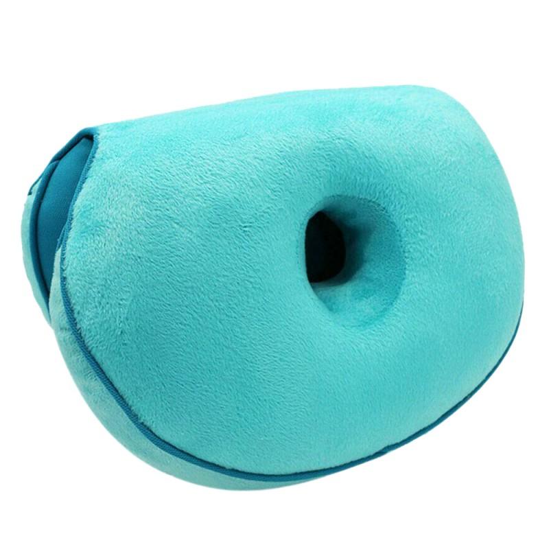 Home Office Dual Comfort Cushion Lift Hips Up Seat Cushion Multifunction For Pressure Relief Fits In Car Seat