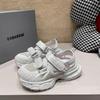 Thick-soled hollowed-out breathable mesh dad shoes women's summer new leather versatile sports lazy bag head sandals