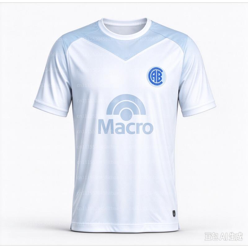 26‑27 CA Belgrano Football Jersey Shirt, Men Summer New Spliced Panel Sports Tshirt, Training Breathable Quick Drying Sweatshirt