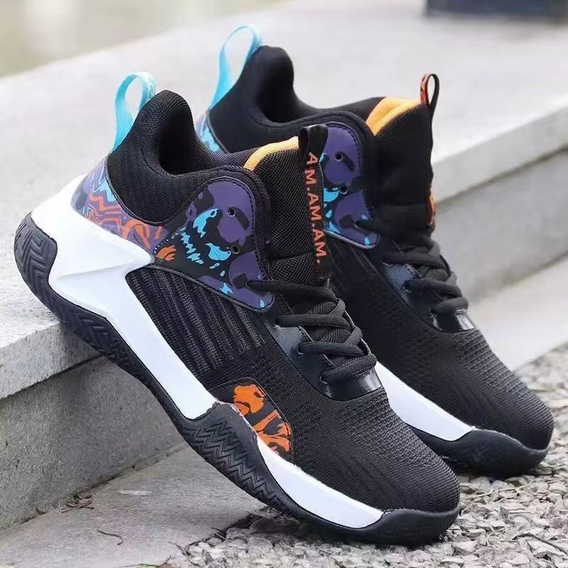 Fashion Men's Sneakers Autumn New Durable Shock Absorbing Elastic Shoes Platform Sport Male Running Shoes Basketball Shoe Tenis Hombres