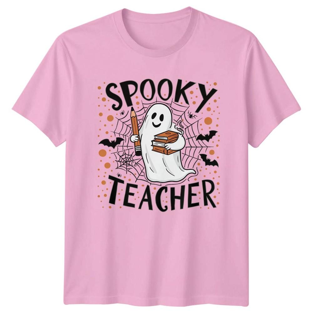 Spooky Teacher Halloween Education Unisexs TShirt Unisexs Tee Graphic Unisex Top