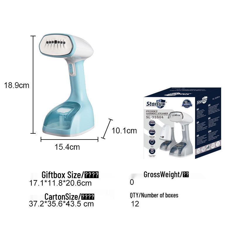 Portable Folding Handheld Garment Steamer 2026 - Smart and Compact Iron for Clothes EU Plug синий