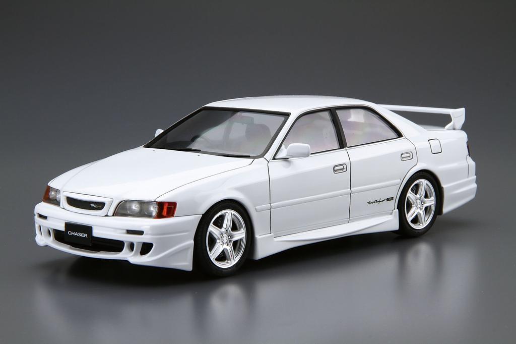 Aoshima Bunka Kyozai The Tuned Car Series 47 Toyota TRD JZX100 Chaser 1998 Plastic Model Kit Co., Ltd. 1/24 No.