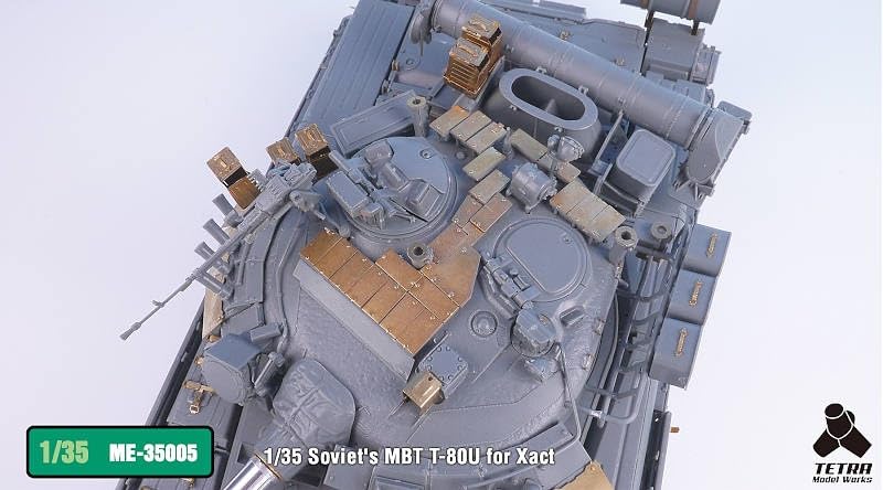 Tetra Model ME Series Russian Tank Plastic Model Parts ME3505 1/35 T-80U (XA)