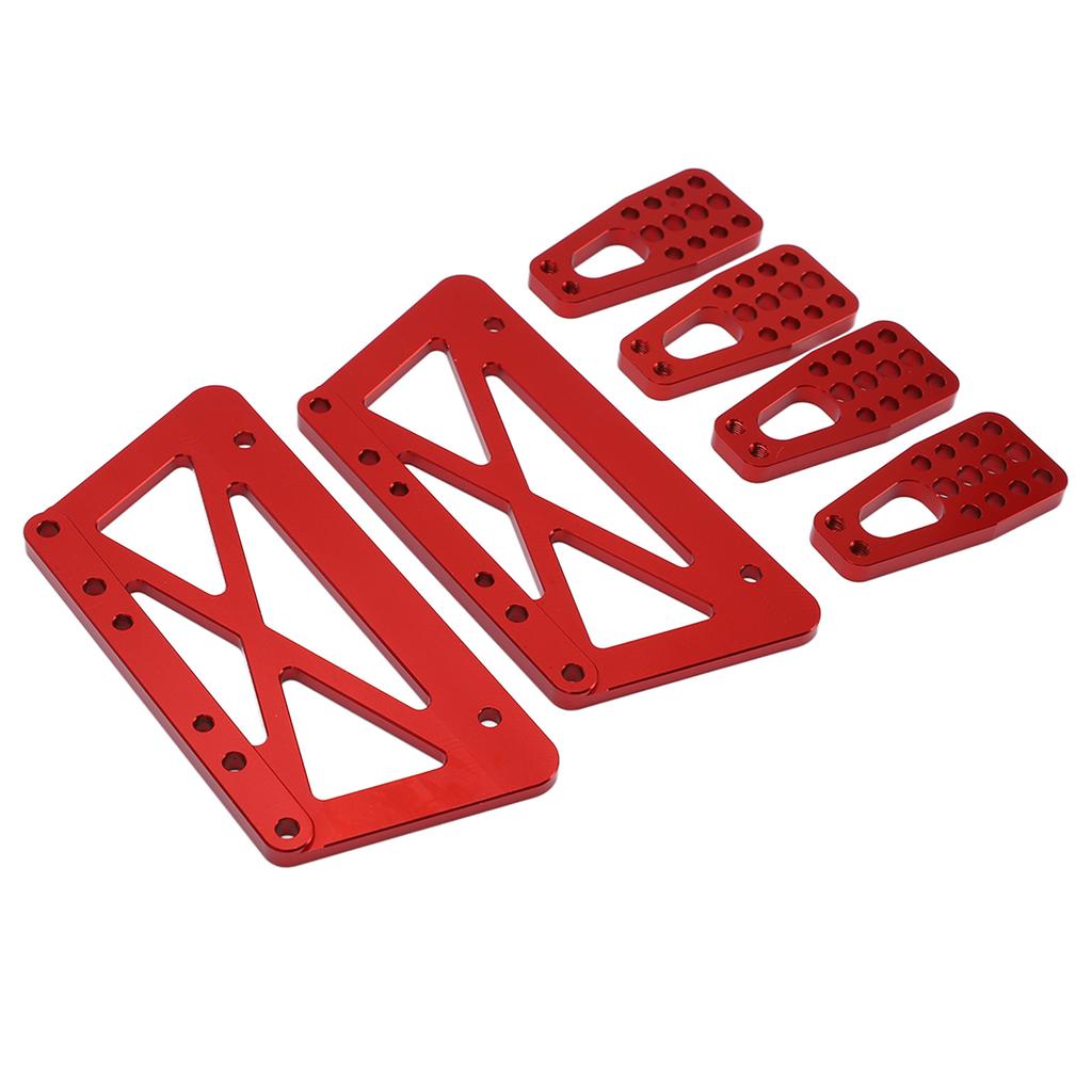 RC Metal Alloy Chassis Lift Plate Set Kit for   SCX10 1Celsius10 RC Model Car Parts