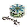 Finger Reel Diving Spool 30m Polyester Fiber Night Reflective Flat Line Lightweight Durable Diving Finger Reel with