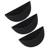 Felt Half Round Wall Hanging Basket Liners 3 Pack For Box Style Planters Fence Baskets And Wire Hanging Holders
