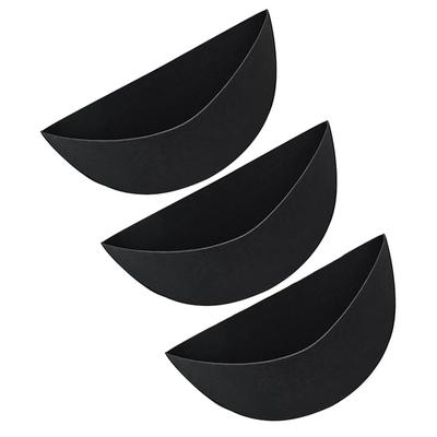 Felt Half Round Wall Hanging Basket Liners 3 Pack For Box Style Planters Fence Baskets And Wire Hanging Holders