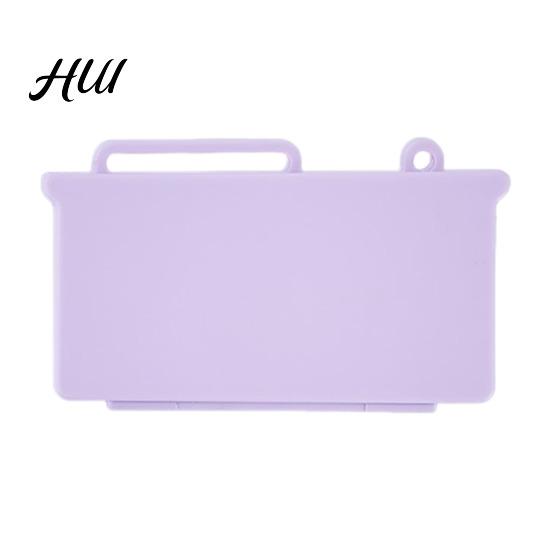 Outdoor Sketching Watercolor Set Mini Tin Box 24 Pcs Empty Half Pans with Magnetic Stripe Portable Painting Kit Artist Paint Palette Case for розовый