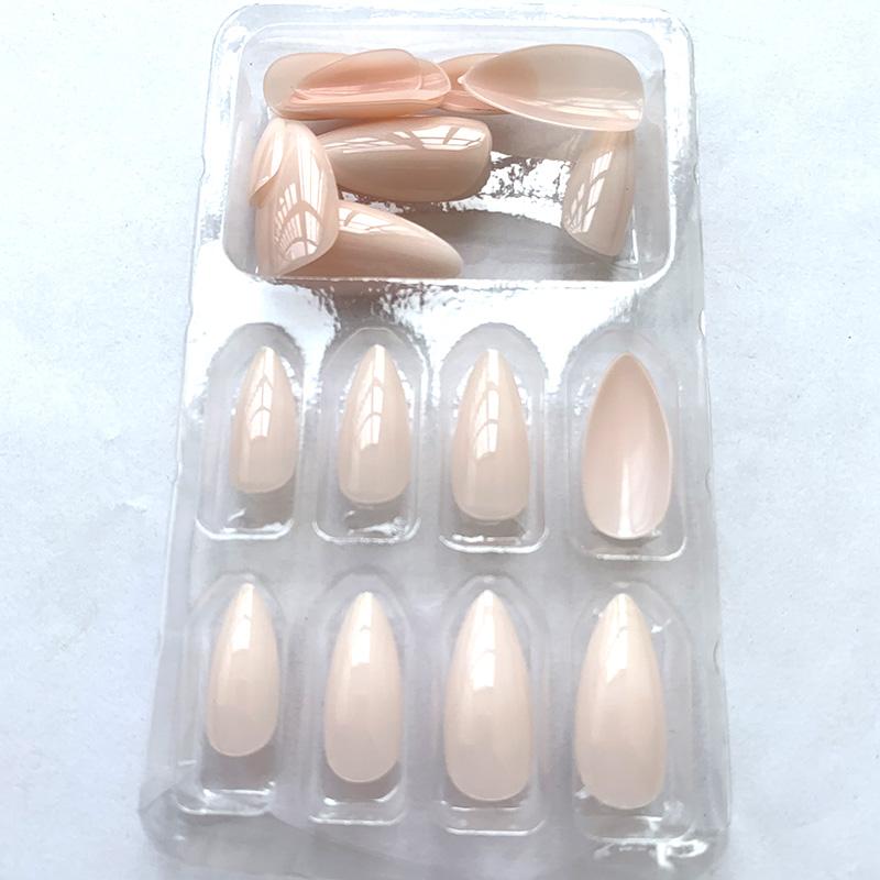 24 pcs/set Press on Nails Long Red Star Nail Girls Sexy Nail DIY Bridal Tip Daily Reusable Sexy Fake Nails Art For Women Decoration