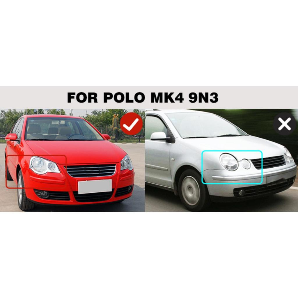 4 STÜCK Auto Schmutzfänger Spritzschutz Kotflügel Auto Schmutzfänger Kompatibel mit VW Polo Mk4 9N3 2005 2006 2007 2008 2009