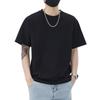 Short-sleeved Mens Single Color Relaxed Fit Top T-shirt In Spring Versatile Half-sleeved Body