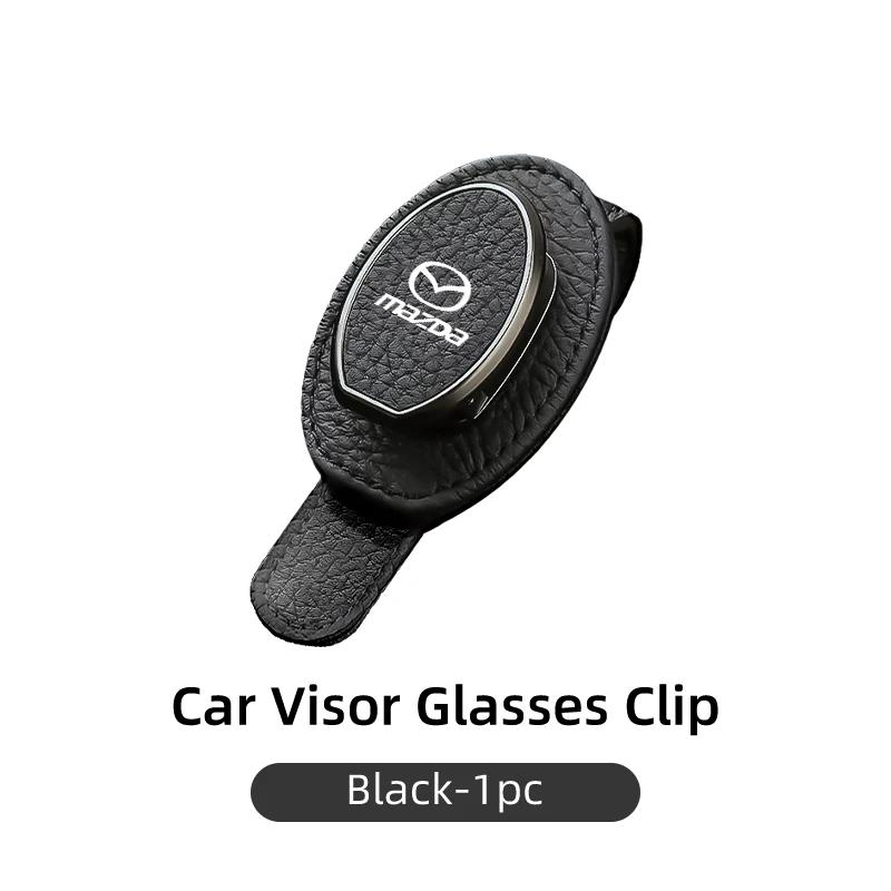 2025 Hot Car Sunglasses Clip Sun Visor Glasses Holder Card Storage Stand For Mazda 3 6 2 Axela CX5 CX3 CX30 CX9 Atenza Demio RX7