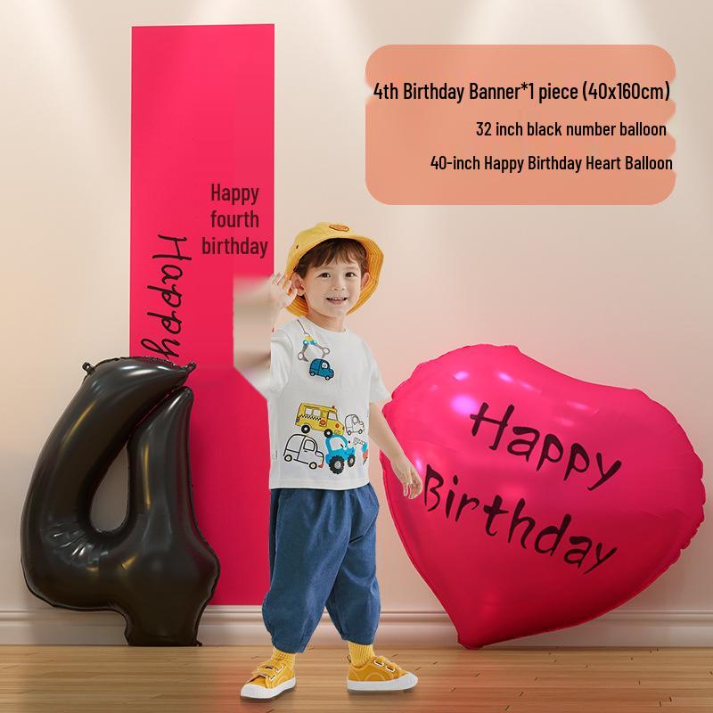 10th Birthday Celebration Balloons and Decorations for Boys