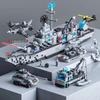 Chinese Aircraft Carrier Building Blocks Educational Toy for Kids