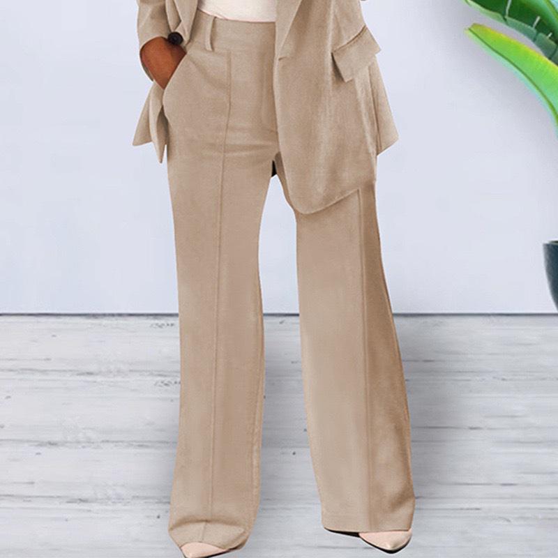 Cardigan aderente a tinta unita moda europea e americana 2024 Set completo da donna