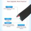 Universal Fit Car Rubber Sealing Strips V-Shape Design Waterproof Strip  Glass Gap Sealing
