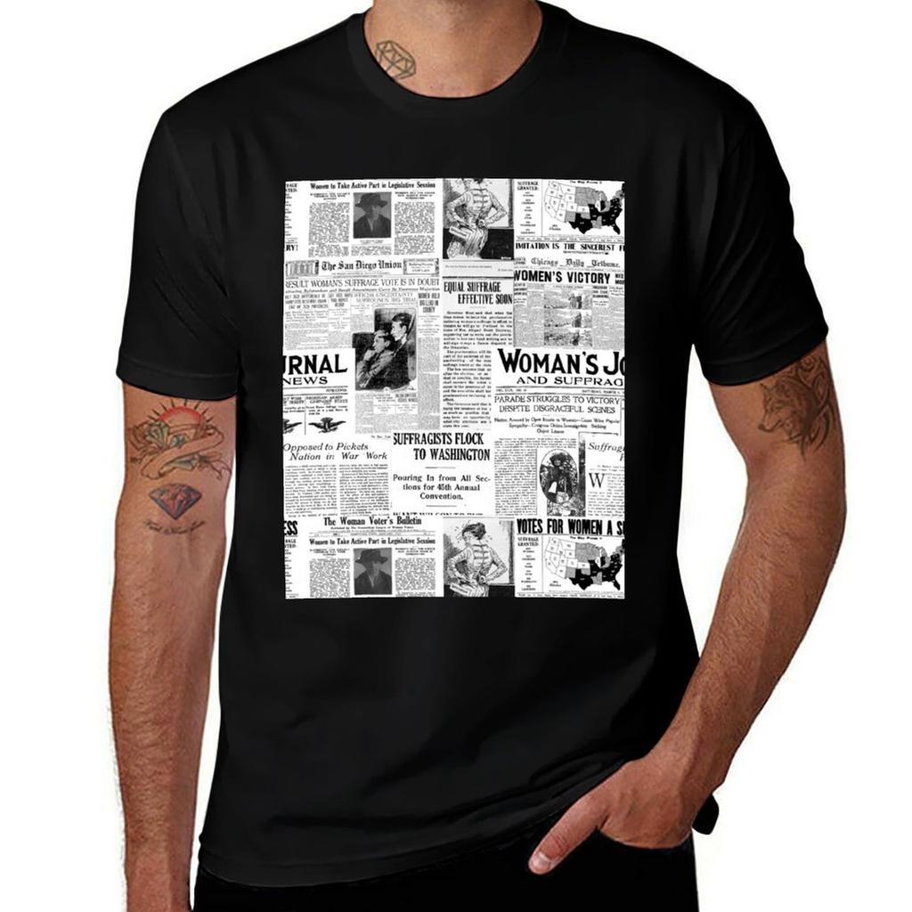 Making America Great Unisexs Suffrage Tshirt Work Casual Loose Fit Tshirt