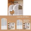 Clothes Dust Cover With Waterproof Fabric For Indoor Closet Storage