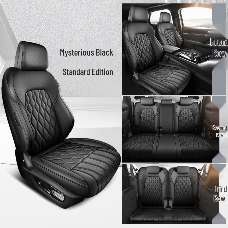 BYD Tang DM Full Leather Car Seat Cushion - Universal, All-Season, Seven-Seat Compatibility