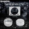 UHONSN 3Pcs Car Interior Accessories for Lexus RX Bling Volume Knob Cap Clock Frame Cover Sticker Decoration Parts Decals Women Men Silver Crystal