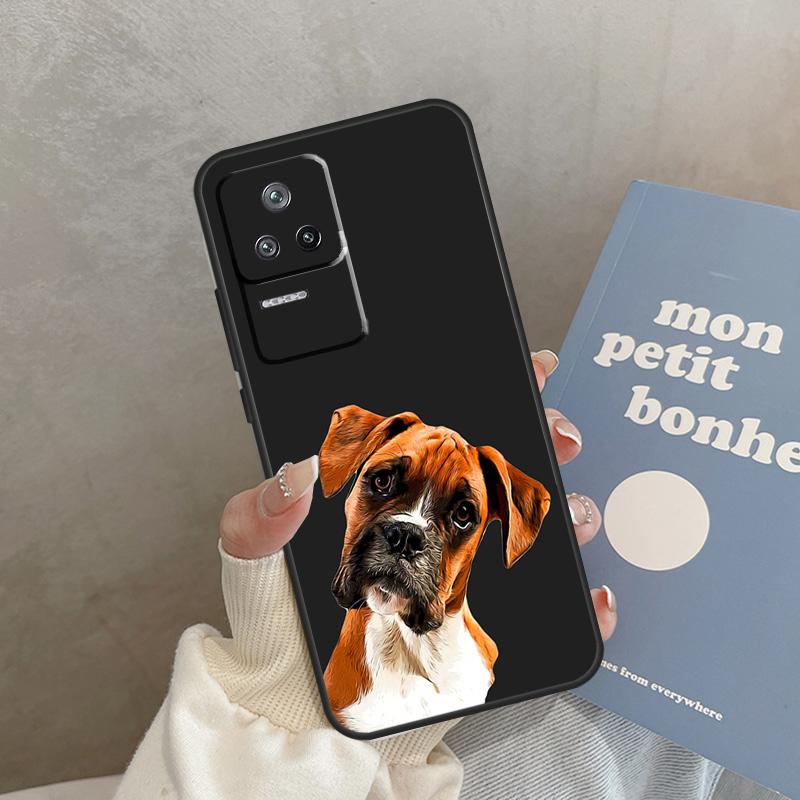 Boxer Dog Case For POCO F5 X5 Pro X3 F4 X4 GT F3 M4 C40 M5 Cover For Xiaomi 13 12 11 Lite 11T 12T Pro