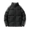 Stand Up Collar Casual Men's Winter Casual Thickened Warm and Loose Padded Jacket Color Block Cotton Jacket Cotton Jacket Cotton Jacket