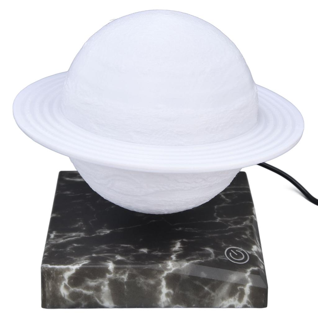 LED Saturn Nachtlicht 3 Farbmodi 3D-gedruckte Magnetschwebe Mondlampe für den Haushalt