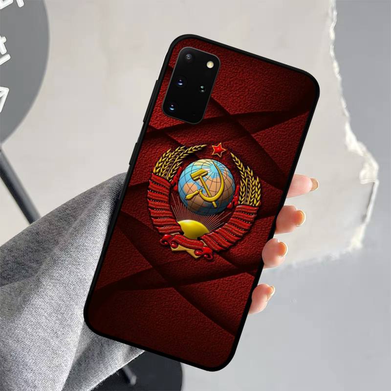 Vintage USSR CCCP Phone Case for Samsung S21 S10 Lite S20 Ultra S9 S8 Plus S7 S6 edge S5 cover