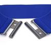 Womens Lady Fashion Elastic Cinch Belt Wide Stretch Waist Band Clasp Buckle