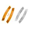 1 Set Bike Spoke Reflector Double Reflective High Brightness Snap Fastening 170 Degrees
