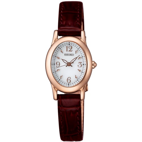 

Seiko TISSE Solar Curved Hardlex Watch, Water Resistant to Daily Use (10 ATM), SWFA148, Women s