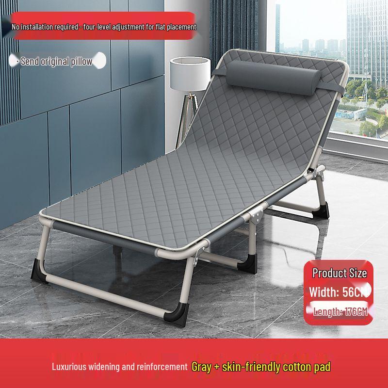 Portable Folding Single Bed for Home and Office Naps