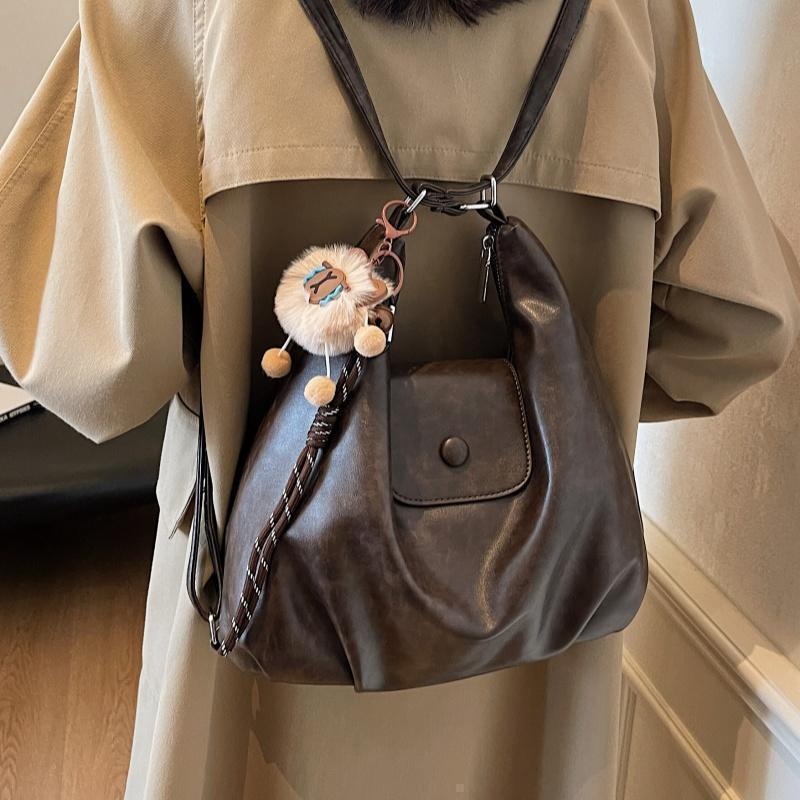 Vintage Large-Capacity Women's Commuter Backpack & Tote