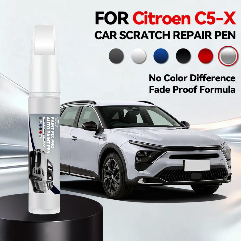 For Citroen C5 X Car Paint Repair Pen Touch Up Scratch Remover DIY Auto Accessories Blue KQL Green EKL EVL Silver KCA White KWE серебряный